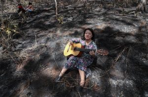 Phạm Đoan Trang vào năm 2019. Ảnh: Thinh Nguyen/The Washington Post.