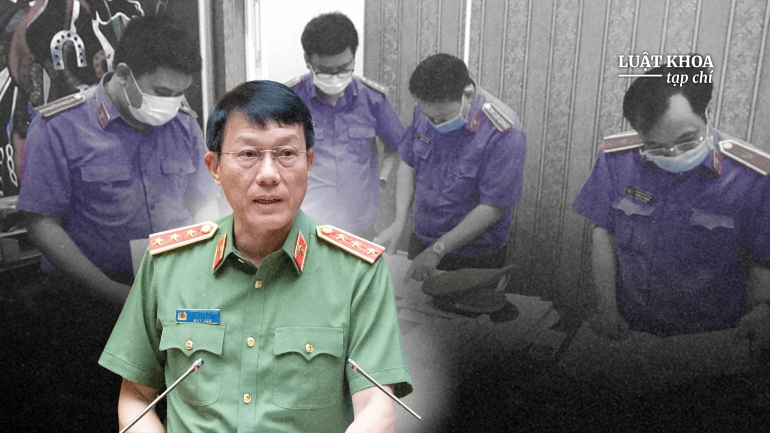 Nguồn ảnh: Media Quốc hội, Báo Bảo vệ Pháp luật. Đồ họa: Thương Lê/Luật Khoa.