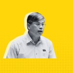 Cựu đại biểu Quốc hội Nguyễn Sỹ Cương. Ảnh gốc: VOV. Đồ họa: V.K / Luật Khoa.